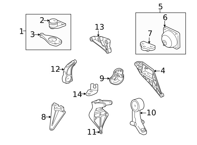 Genuine GM Mount Support 90575642