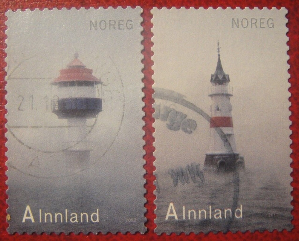 Norway 2012. Lighthouses. Used.