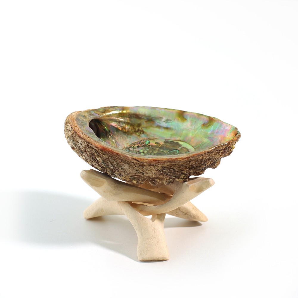 Tripod 4" Natural Eucalyptus Wood