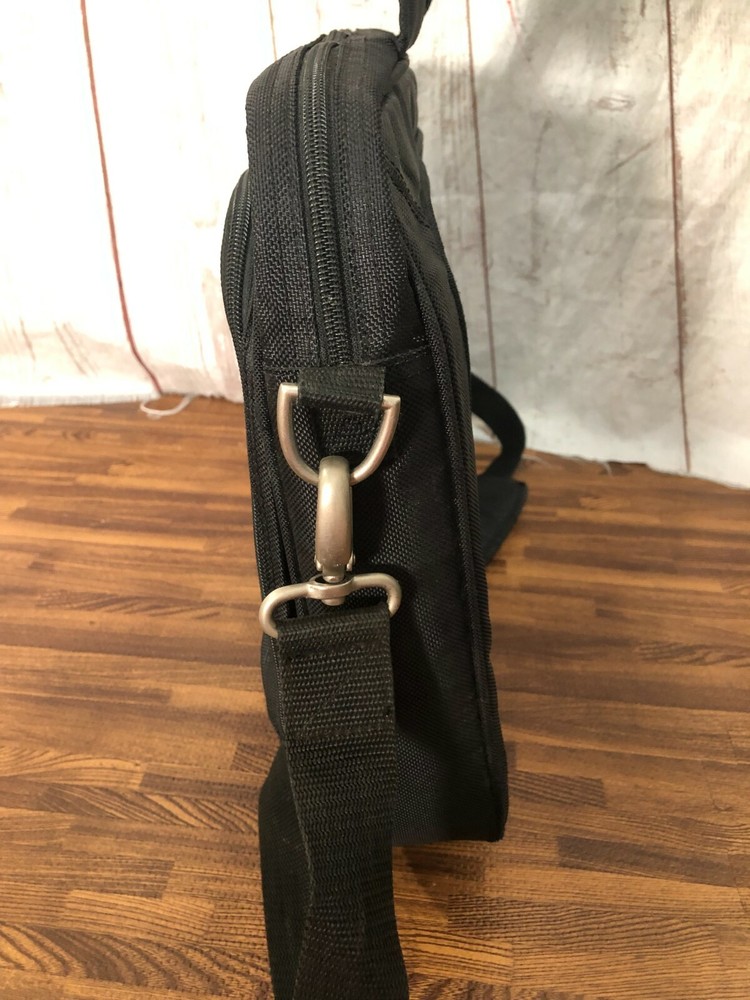 Dell Laptop Computer Briefcase Messenger Bag Shoulder Strap Black