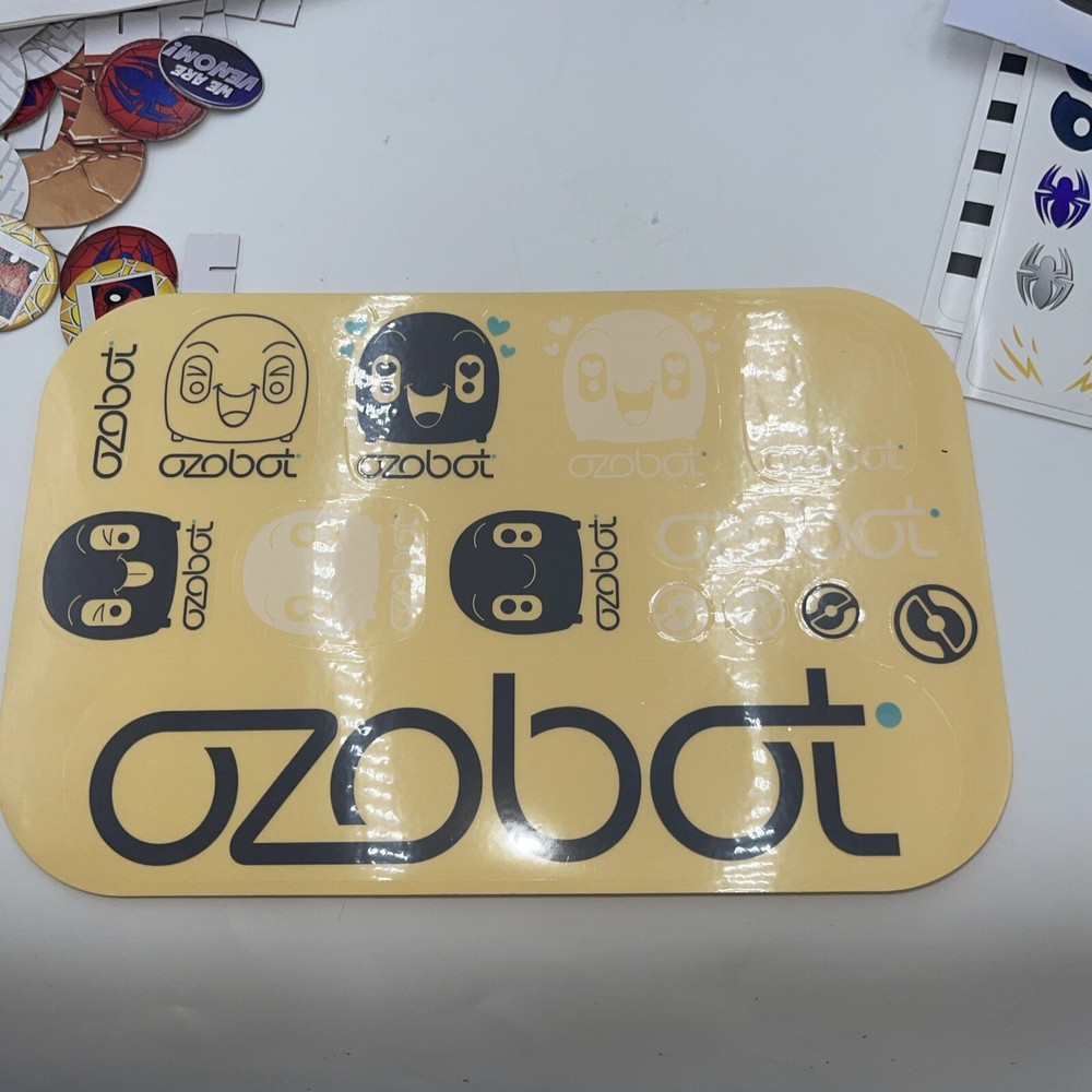 OZOBOT Bit Marvel Spider-Man & Venom Skins Robotics Starter Pack -Pre-Owned