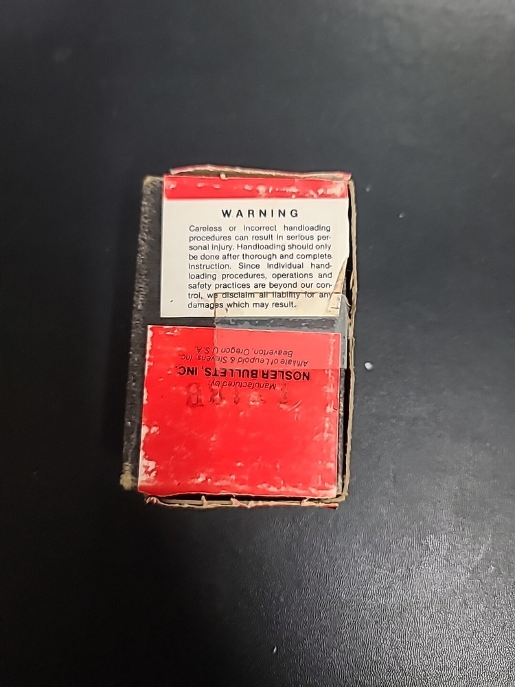 Nosler 6mm 100gr Solid Base Ballistic Tip Empty Bullet Box