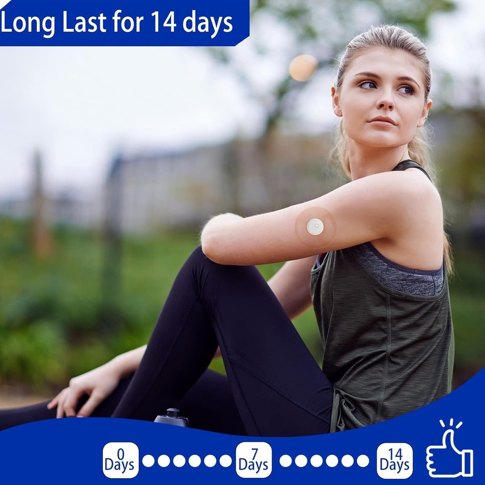 60Pack Libre 3 plus Sensor Covers Waterproof Adhesive Patches for Freestyle Gluc