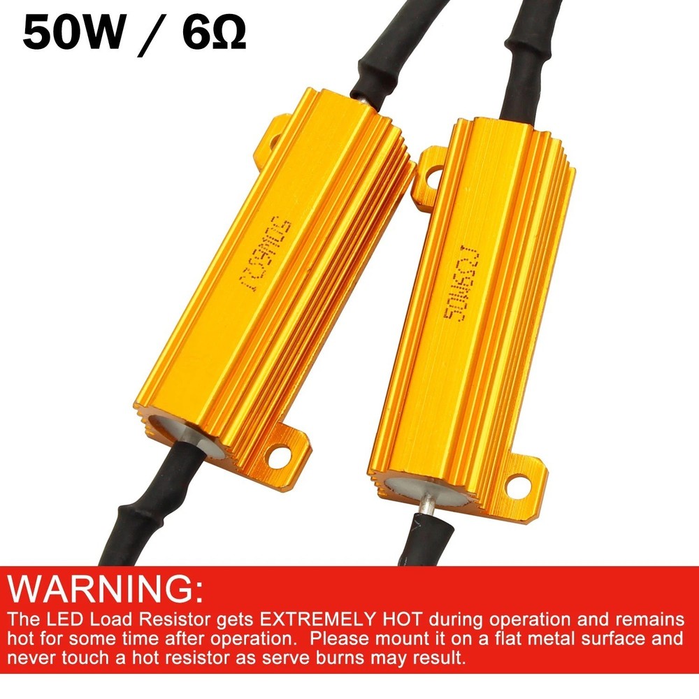 Wire LED Resistor Canceler Error Decoder 7440 Harness Front Turn Signal Lamp