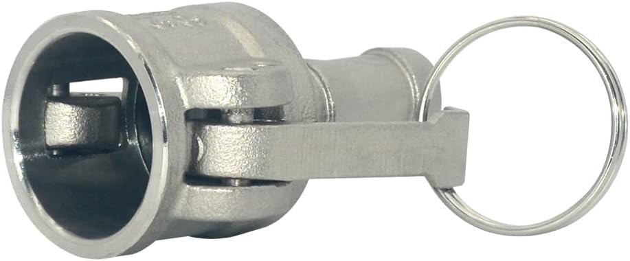 2 Pack 1 Inch Camlock Quick Connect Coupling C Trash Pump Adapter SS