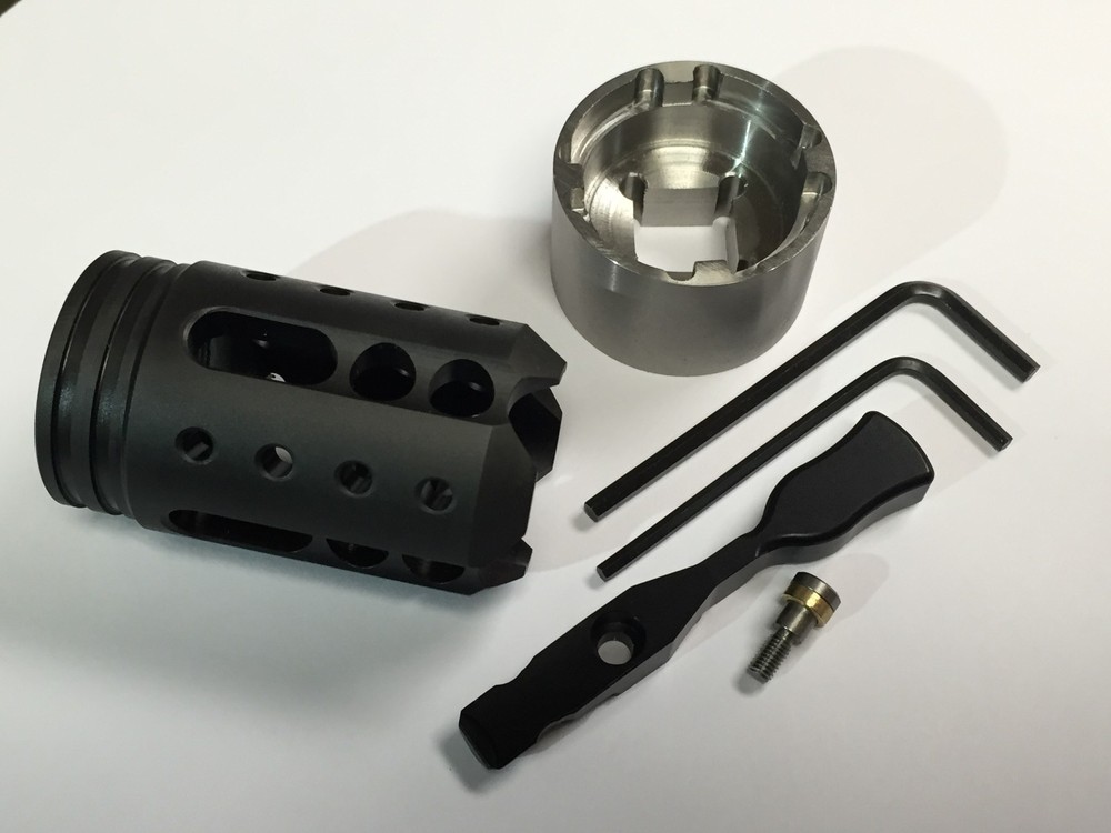For Kel-Tec KSG : STEEL Defender Muzzle Brake, 4N Remover Tool & Extended Switch