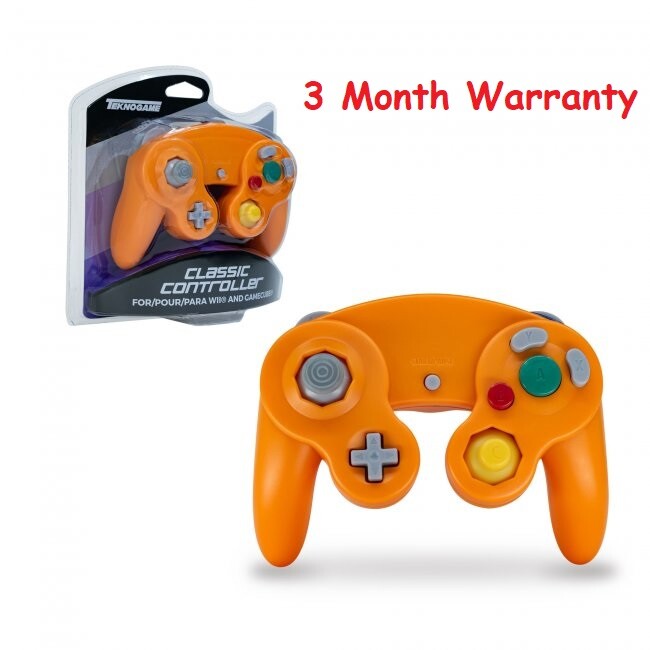 NEW CONTROLLER PAD FOR NINTENDO GAMECUBE GC WII ORANGE