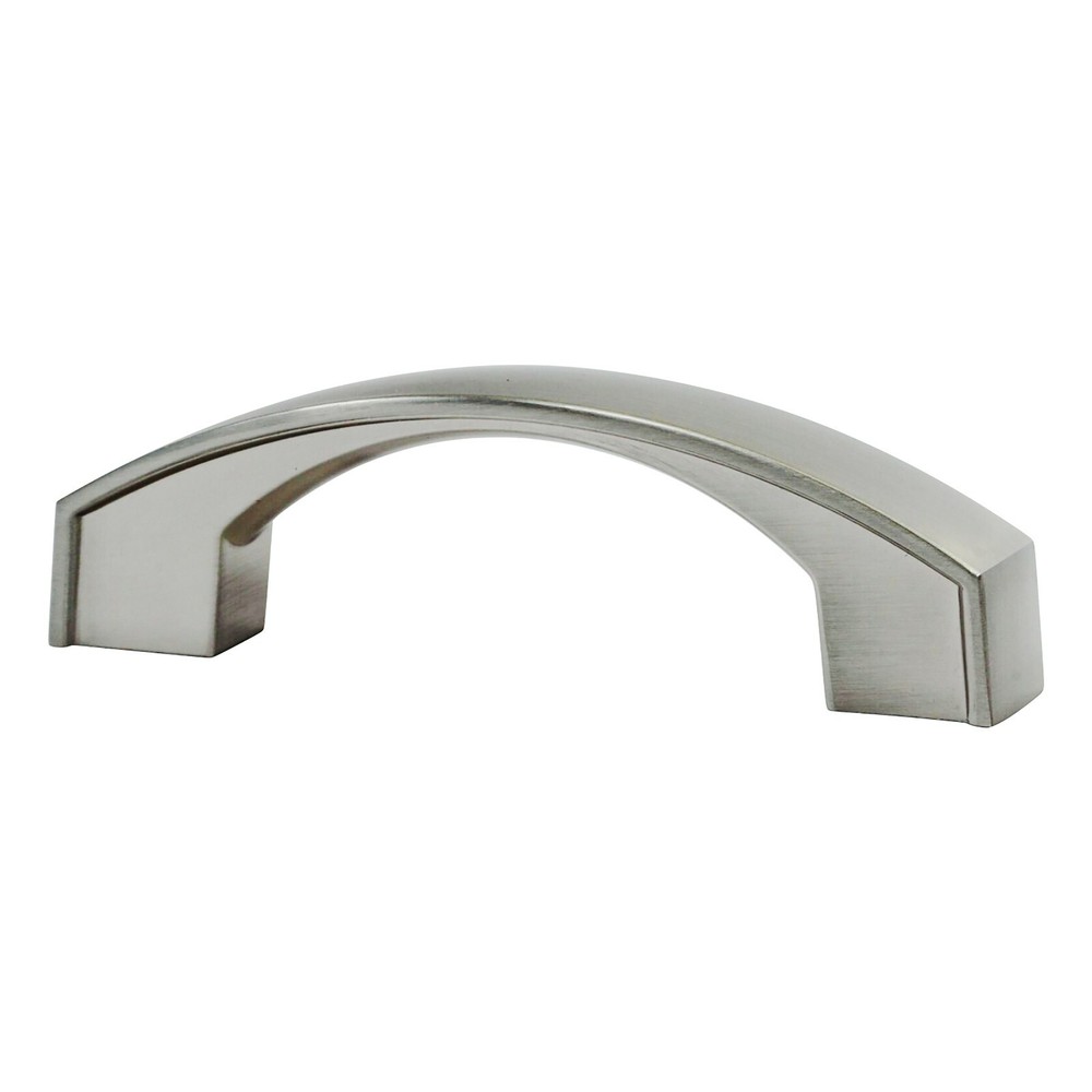25 Pack Bow Arch Style 3" Brushed Nickel Kitchen Cabinet Pull Handle P252876BN