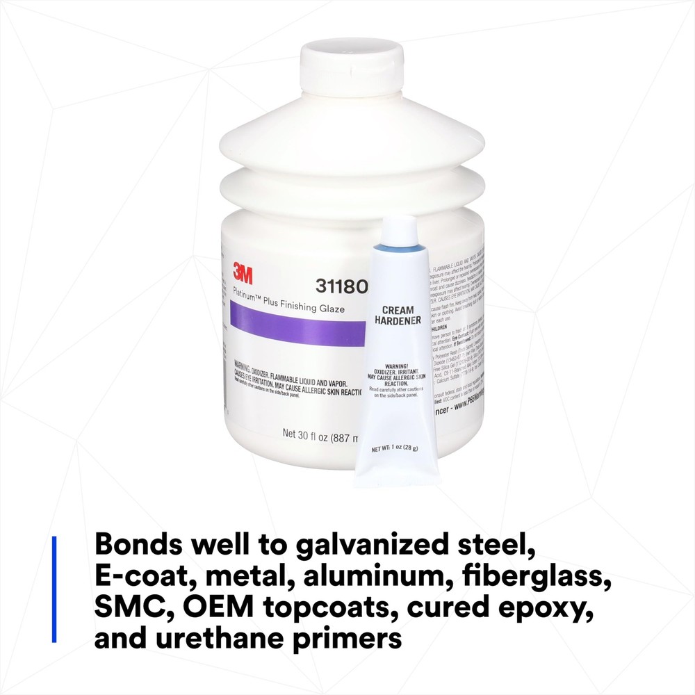 3M Platinum Plus 31180 Two-Part Glaze 30 fl oz