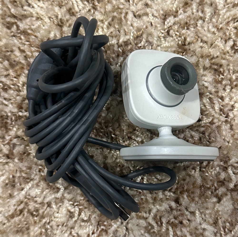 Microsoft Xbox 360 Official Live Vision Camera - WebCam Web Cam-not tested