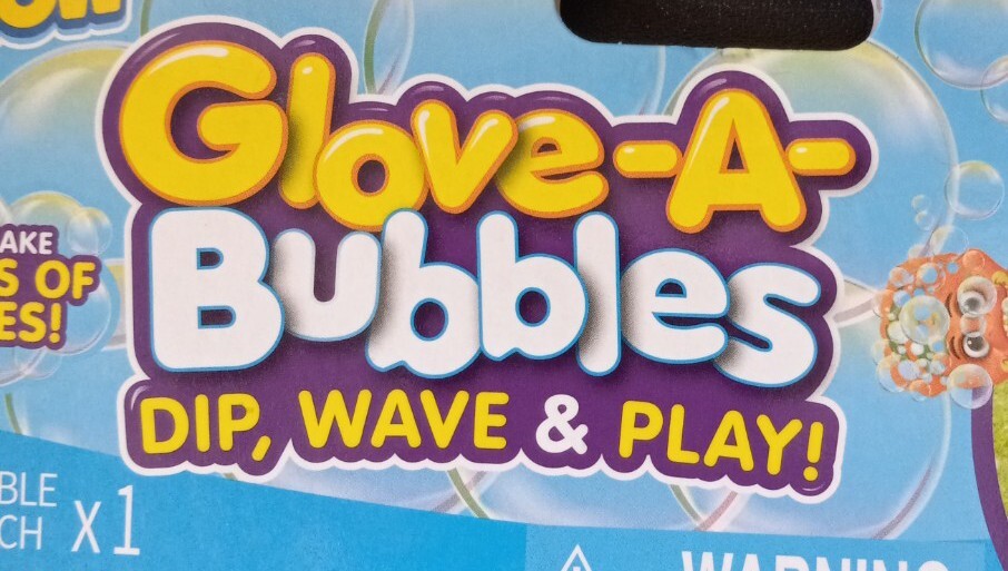 📫(2 pack )ZURU Glove-A-Bubbles Bubble Maker. Lot#2