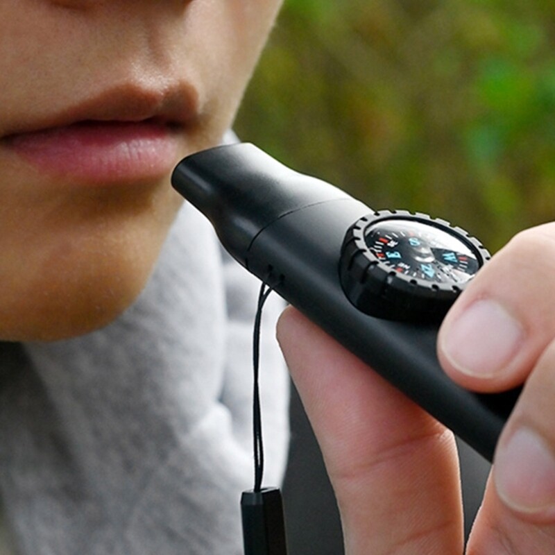Camping Adventure Compasses LED Light Survival Tool Loud