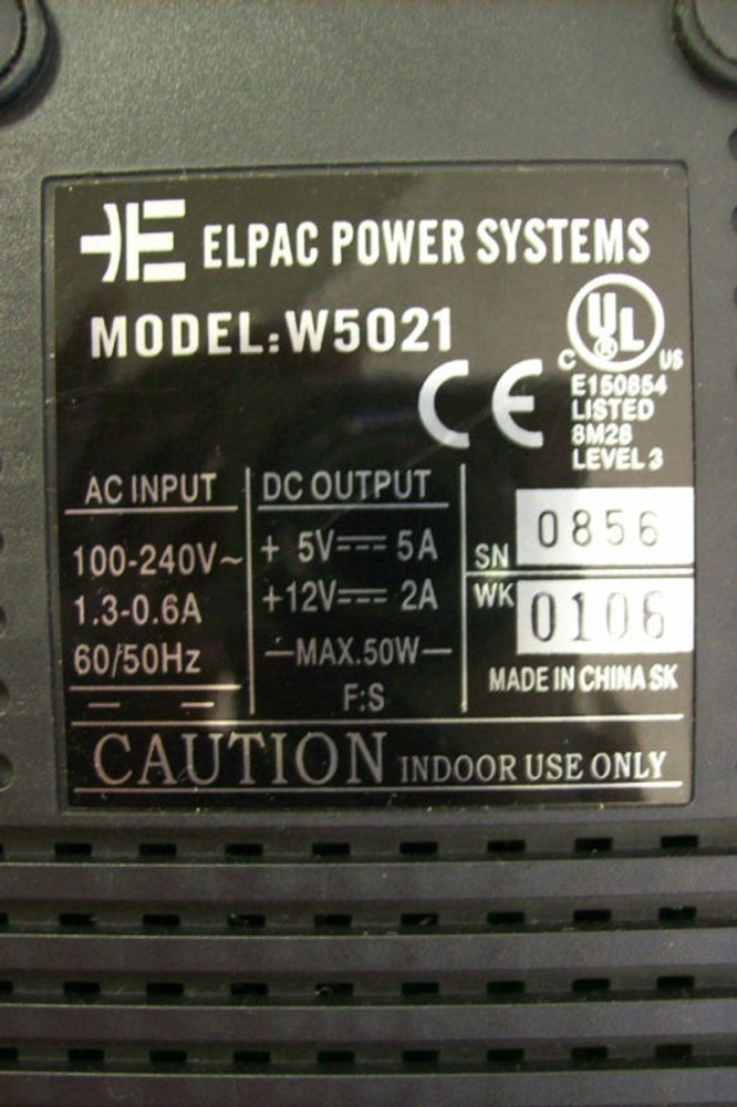 ELPAC W5021 Used POWER SYSTEMS