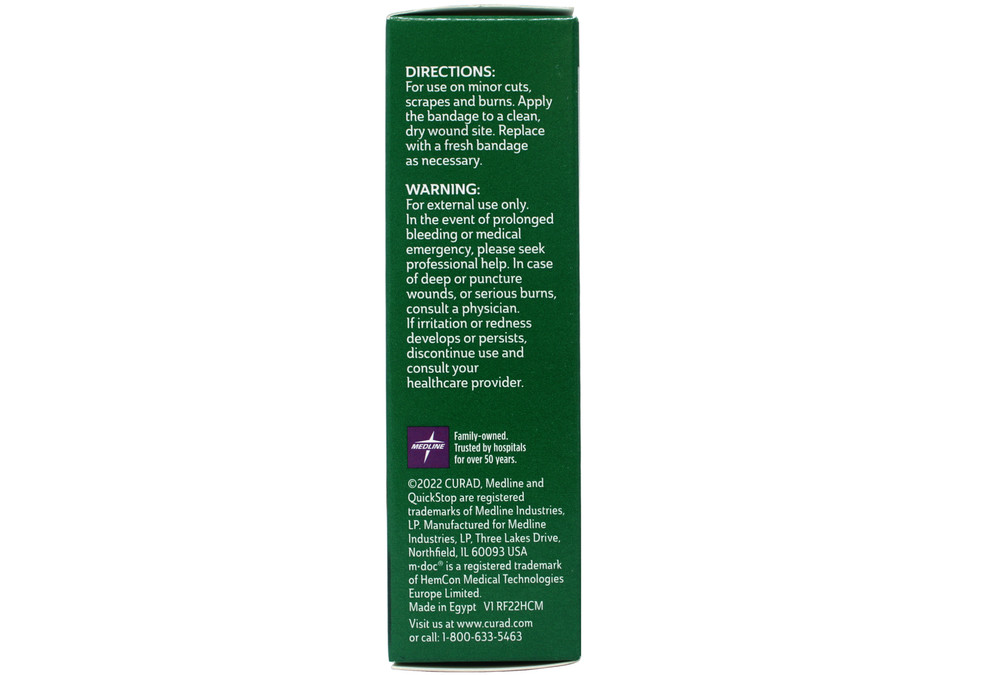 Curad QuickStop Flex-Fabric Bandages, Clotting Tech, Assorted, 30 Count, 2 Pack