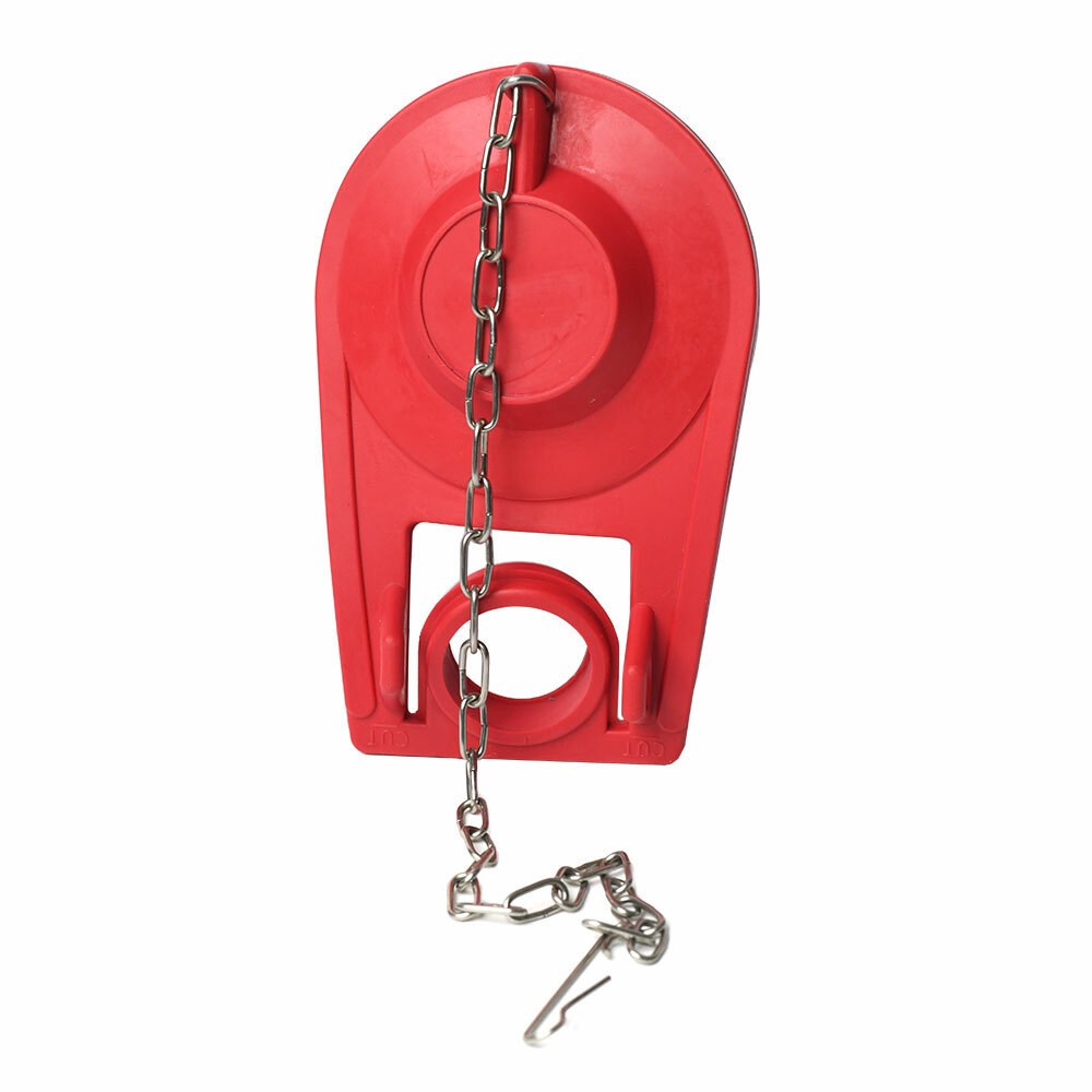 Primex 80980 Korky Style Flapper Red