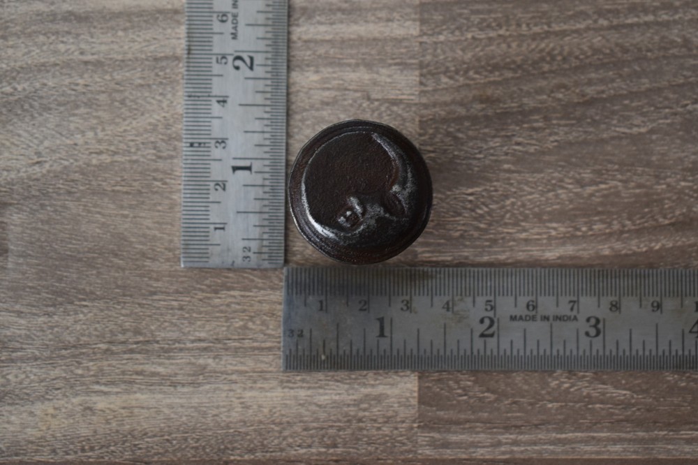 Vintage cast iron cabinet drawer door Moon Face knobs handles pull rustic 4 pcs