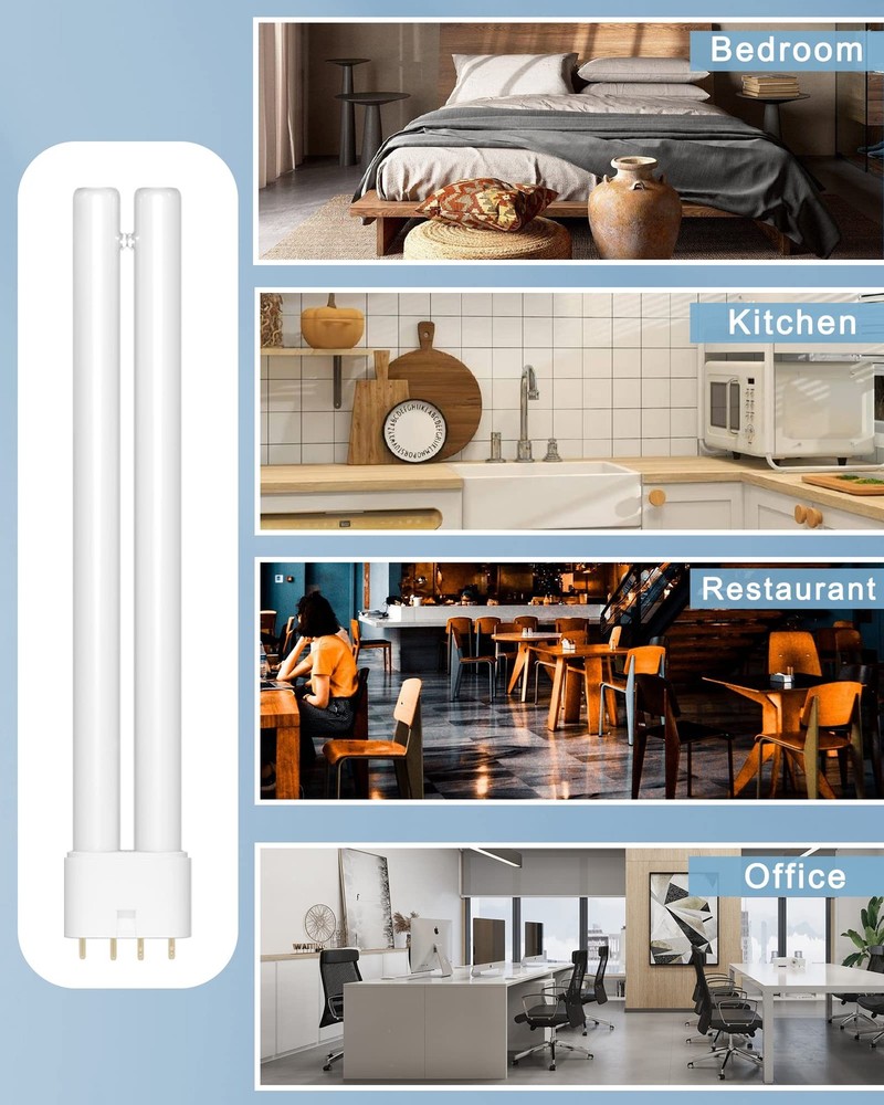 2G11 18W Bug Zapper Replacement Bulb, H-Shaped Light Bulb for White