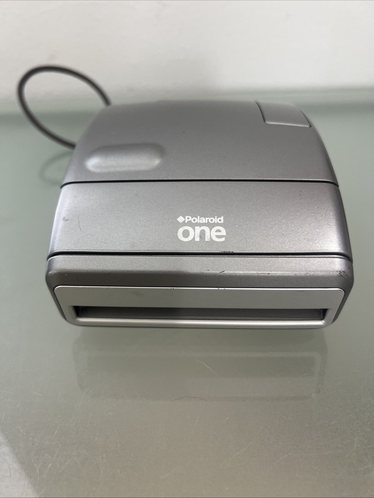 Polaroid One600 Classic Instant Camera Silver Vintage