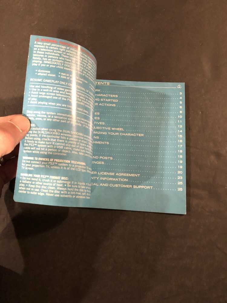 Brink ps3 Manual only