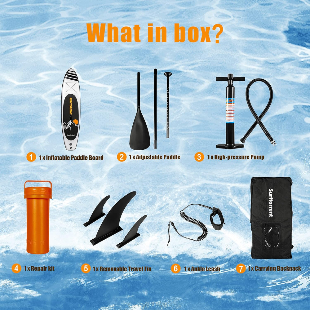 Inflatable Stand up Paddle Board Wave Board with SUP Accessories,Inflatable SUP