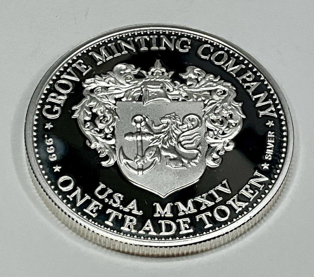 (2014)-1872 Amazonian Proof, Minted by Grove Mint