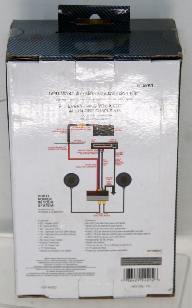 CF-AK50 Metra Amplifier Installation Kit Universal 7208