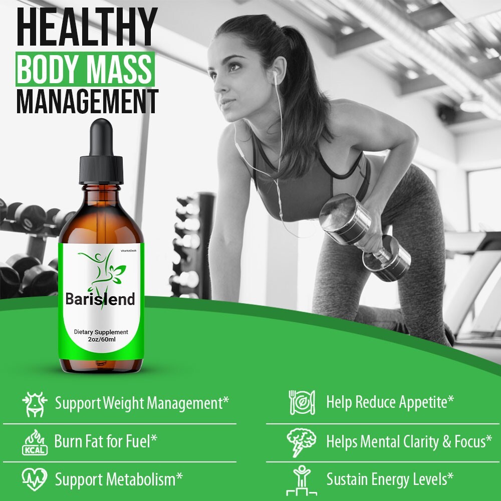 Barislend Drops Liquid Supplement, Max Strength, Barislend Supplement (10 pack)