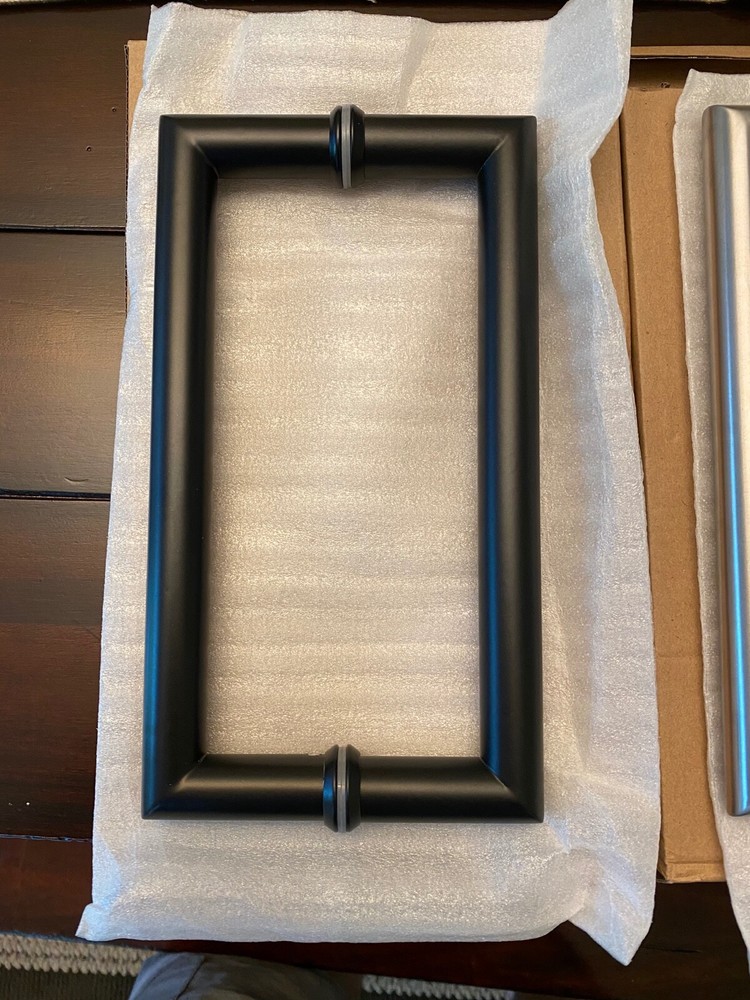Shower Door Handle - 8" Mitered Handle / Pull (NEW STYLE)