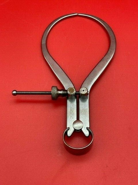 Starrett 79A-4 Yankee Spring-Type Outside Caliper, Solid Nut, 4" IN STOCK