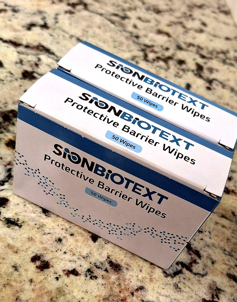 SionBiotext Protective Barrier Wipes, 50ct  2 PACK