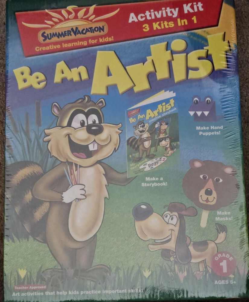 Summer Vacation Activity Kit "Be An Artist"