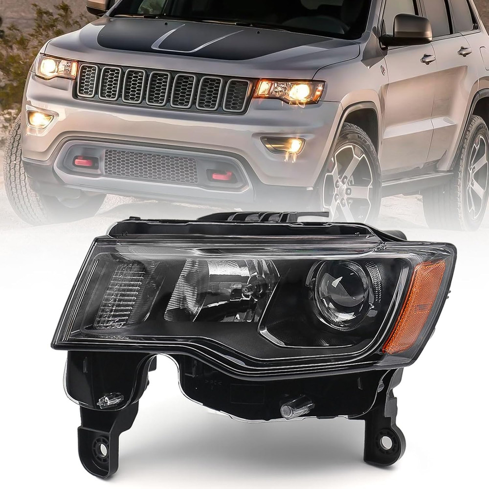 Left Headlight Assembly for Jeep Grand Cherokee 2017-2021 [Only for Halogen Type