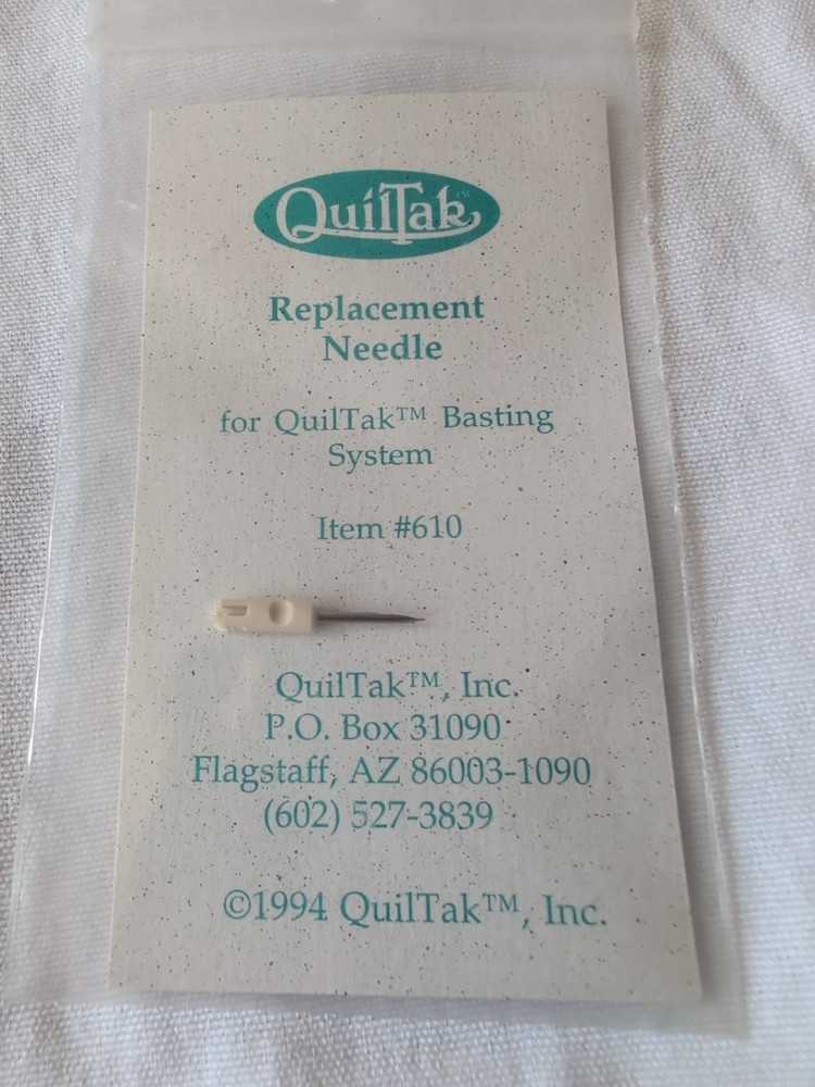 QuilTak Replacement Needle For Quiltack Basting System Item#610