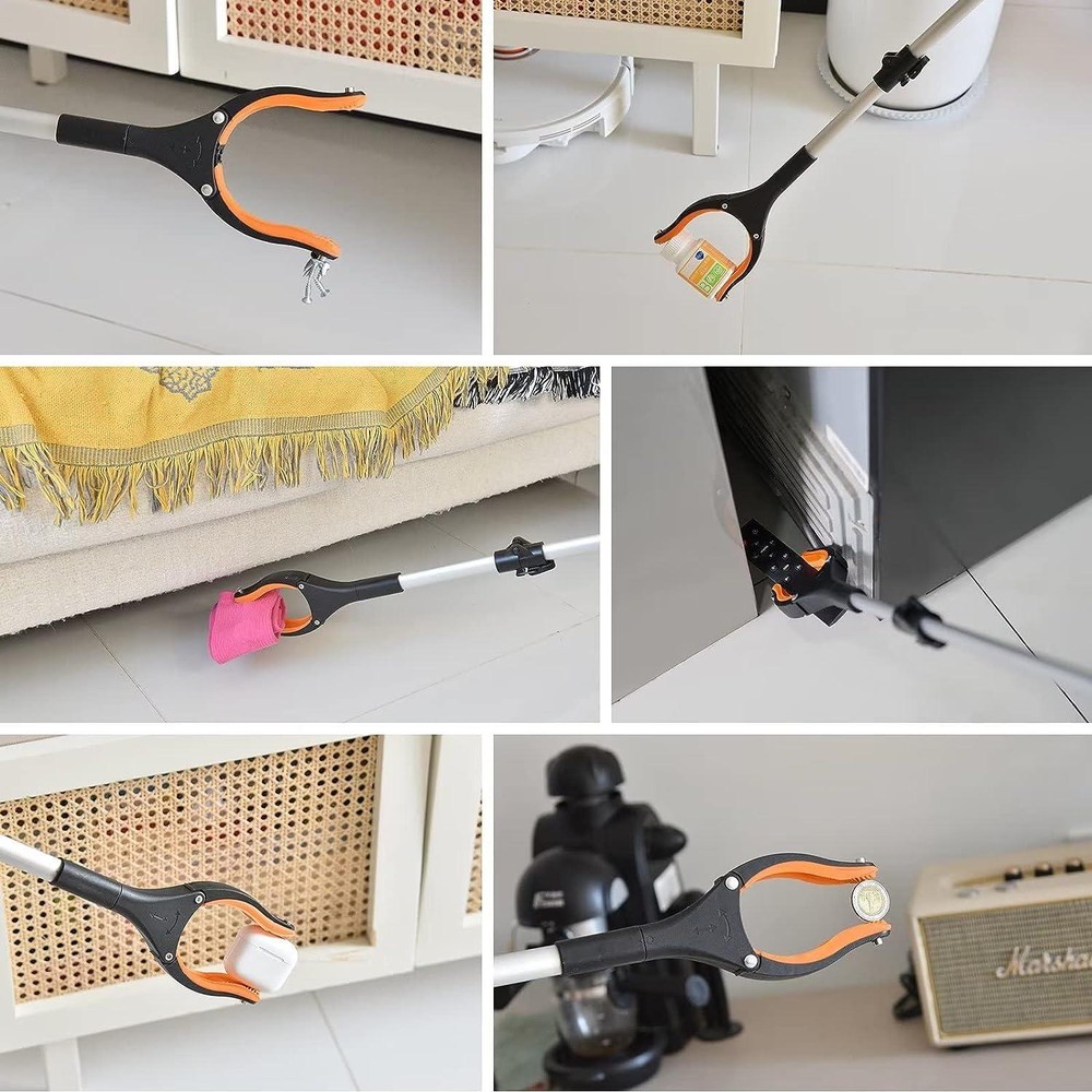 43" Extra Long Grabber Tool, Foldable Grabbers for Elderly Grab It Reaching Tool