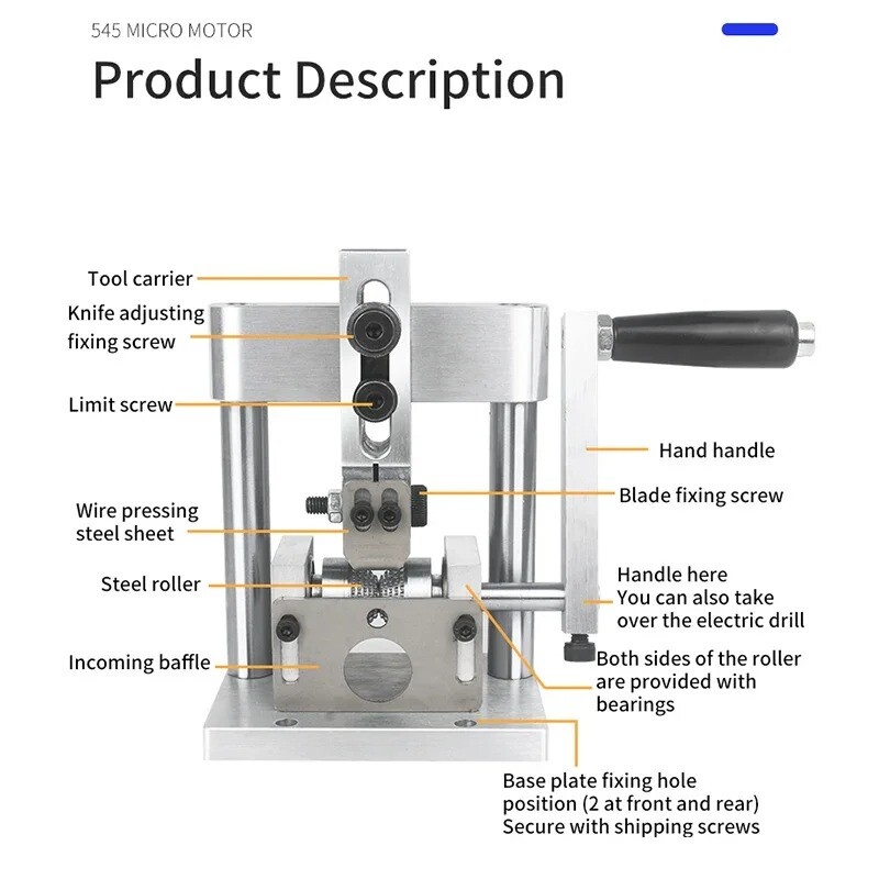 Mini Copper Wire Stripping Machine Multi-Functional Wire Puller Wire Edm Machine