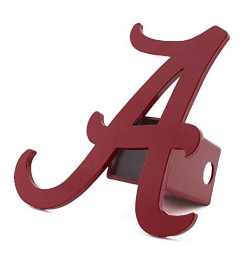 Solid Metal Custom Shaped Hitch Cover (Alabama)