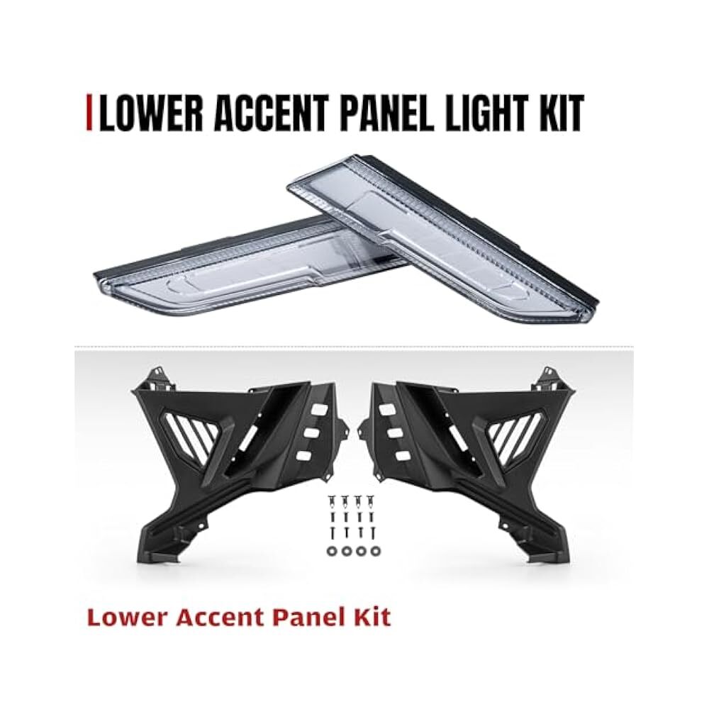 Slingshot Styling Upgrade, ABS Plastic Panel with Integrated LED Lights