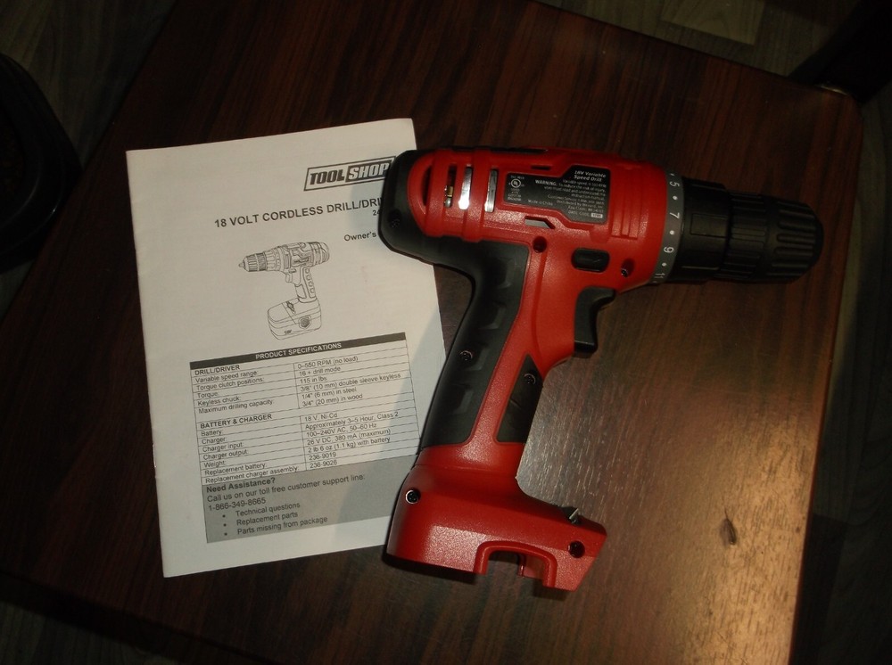 Tool shop 18 volt drill/driver-new-TOOL ONLY