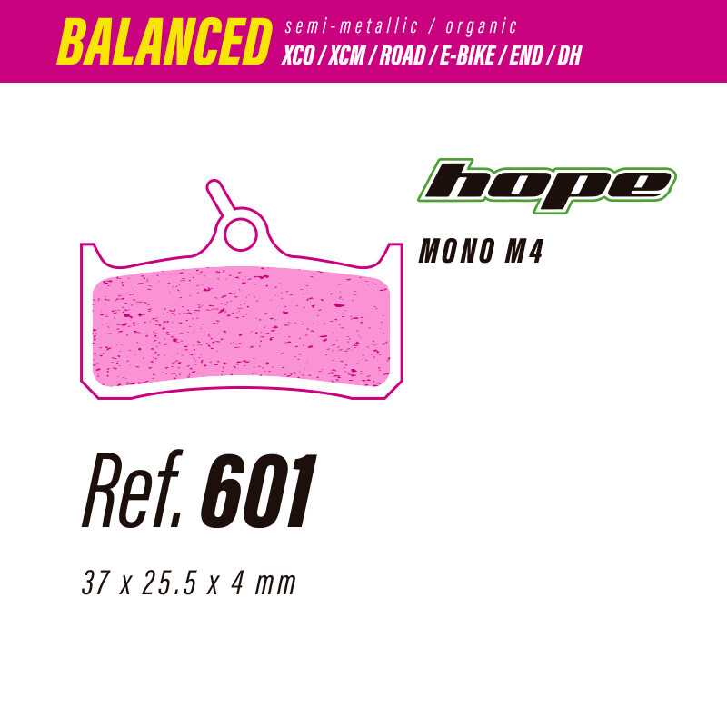 LESS BRAKES - Balanced, Powerful, Progressive - Brake Pads