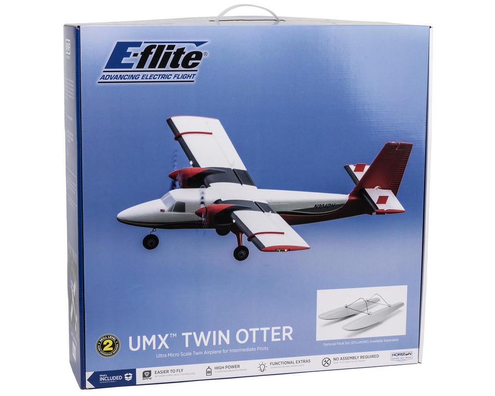 E-flite UMX Twin Otter BNF Basic Electric Airplane [EFLU30050]