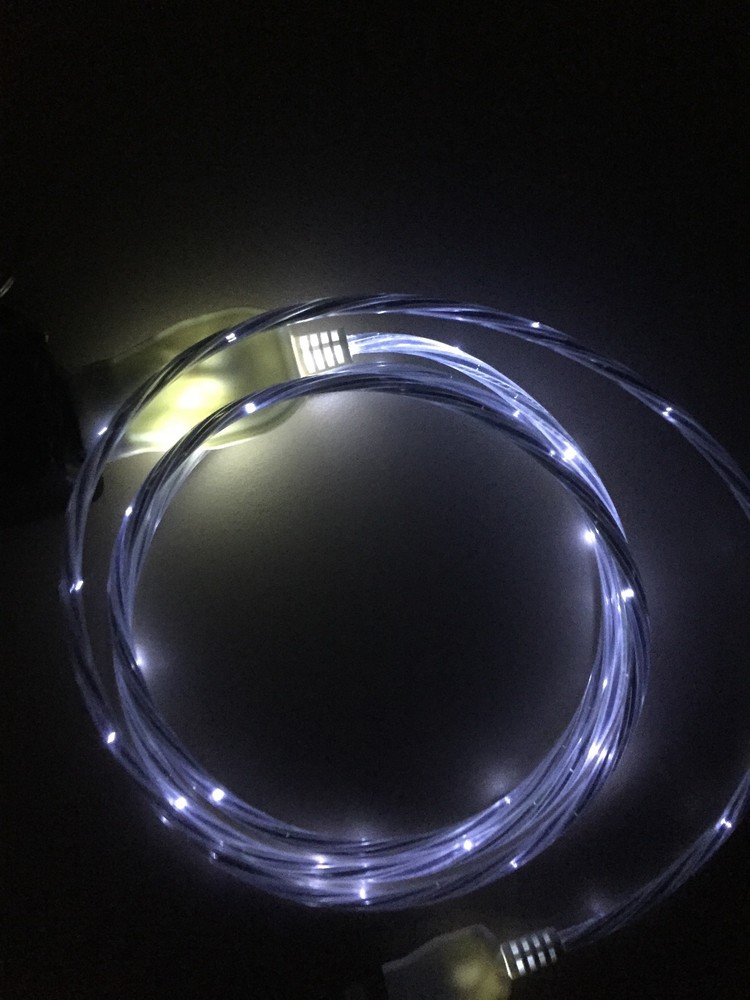 LED LIGHT-UP USB Data Cable charger FOR Apple iPhone X 8 7 6 5 4s MICRO B C
