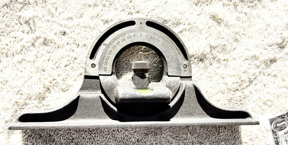 VINTAGE UNBRANDED MACHINIST COMBO PROTRACTOR