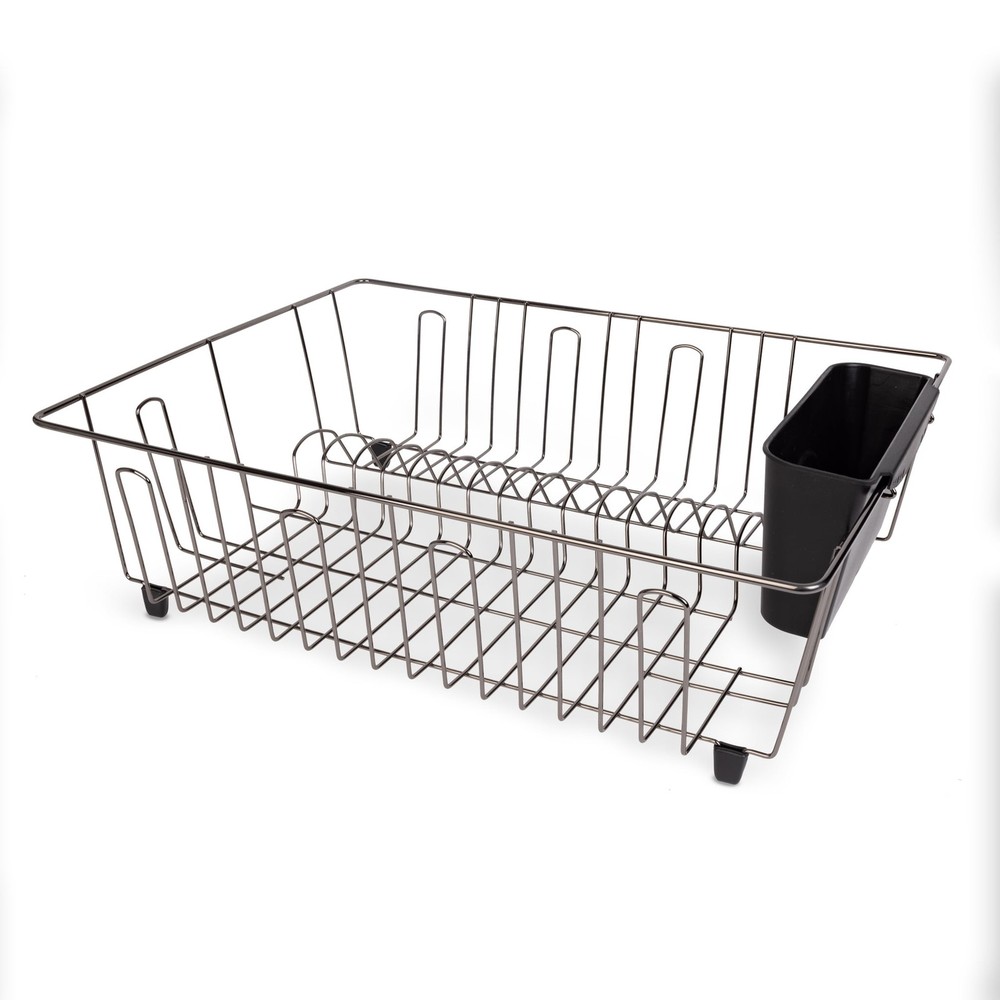 Large Wire Dish Drying Rack and Drainer, Kitchen Countertop Dish Rack for Plates