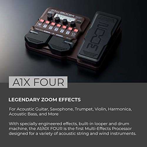 ZOOM A1X FOUR Acoustic Multi-Effects Processor