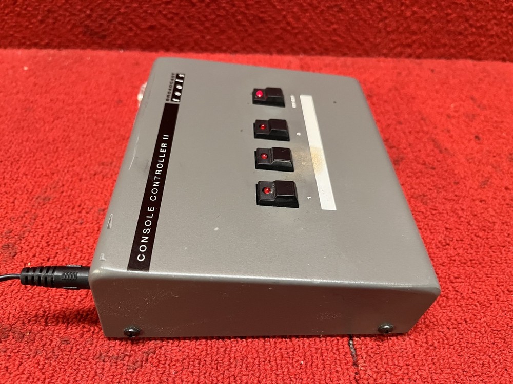 Used Gray Broadcast Tools Console Controller II Tested Works Good Condition