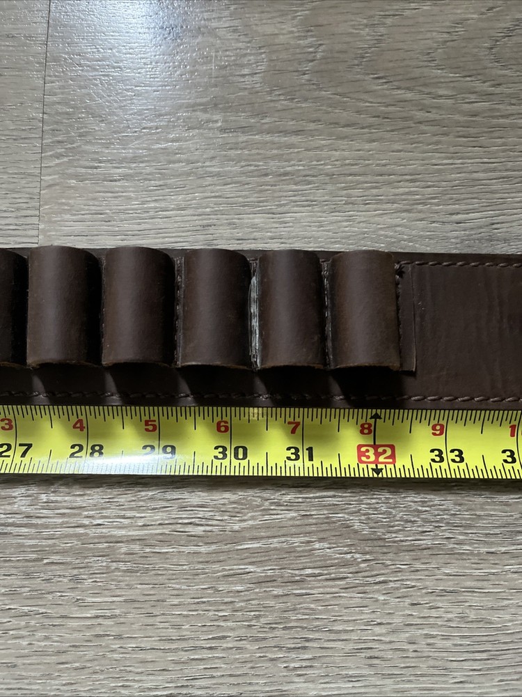 20 Gauge Leather Shot Shell Belt
