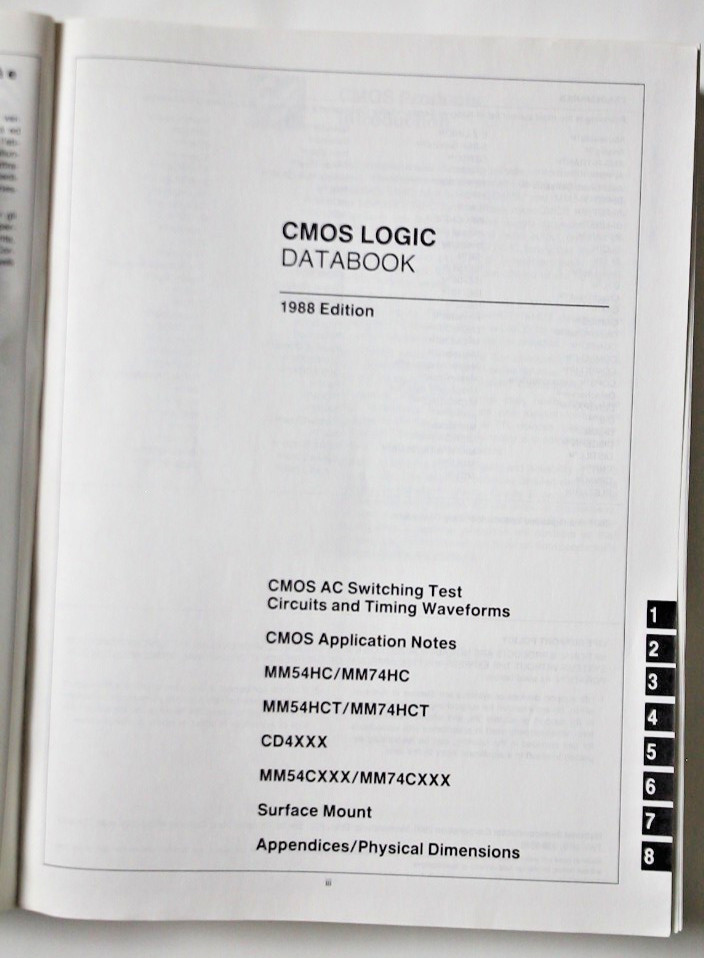 National Semiconductor 1988 CMOS Logic Databook #9cx