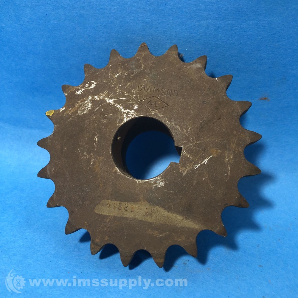 Diamond Chain 41B21T 1" Sprocket, #41, 21 Teeth USIP