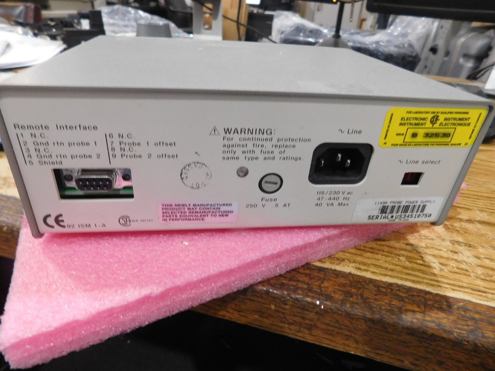 Hewlett Packard Model: 1143A Probe Offset Control and Power Module with Manual