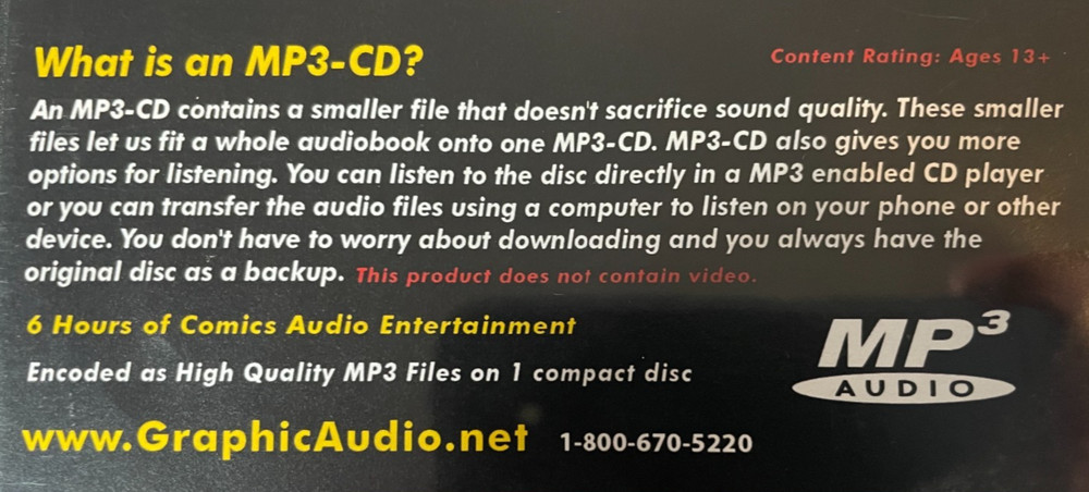 Graphic Audio Book .45 CALIBER 5 Widow Maker MP3-CD Western